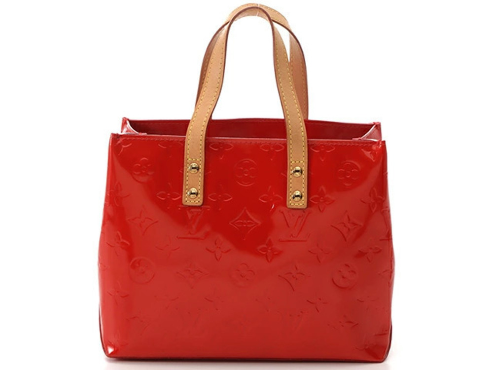 LOUIS VUITTON Tote Bag Lead Vernis Rouge Red
